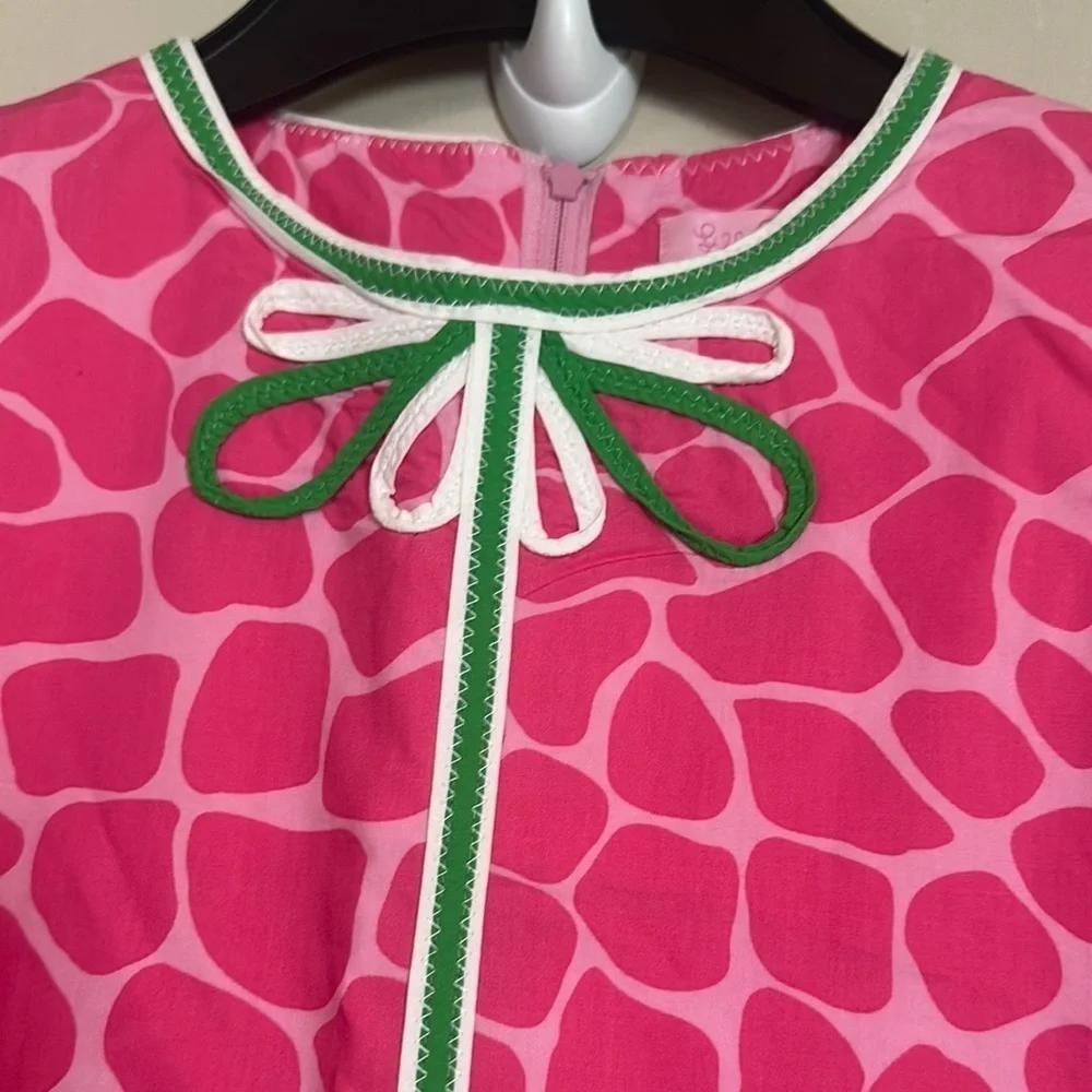 Lilly Pulitzer Pink Nightgown with Playful Print